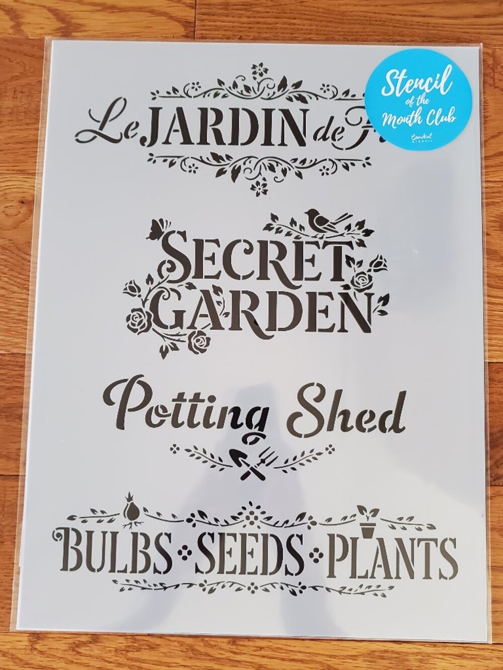 January 2026 STOM Stencil Set w/ Add-On | Garden of Flowers | Enchanted Forrest
